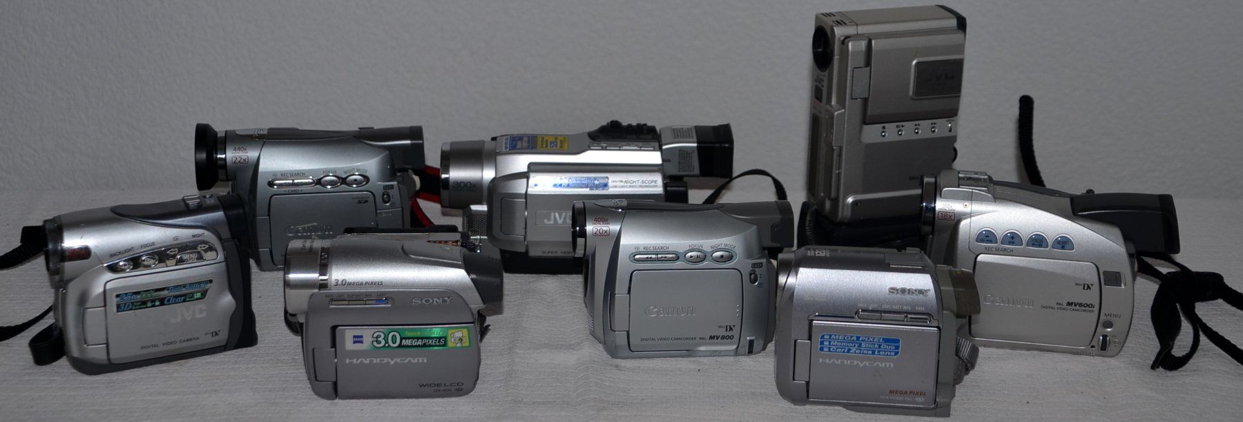 Videocamere: 8 x Camcorder MiniDv caméscope – Difettoso da Collonges venduto da arashee