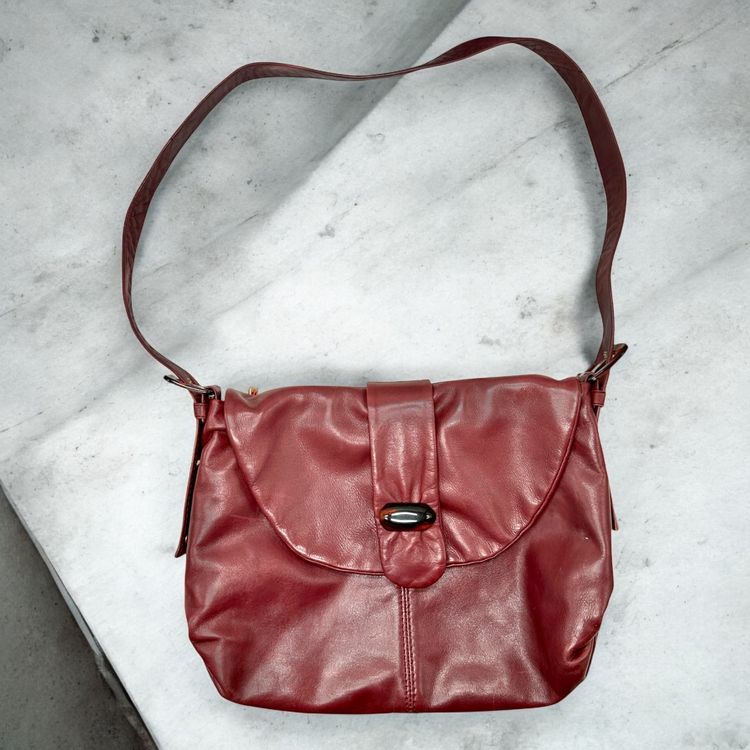 Sac Pommeau Selle CB Pelletterie Femme - Multicolore à Carreaux, Cuir Véritable Italie