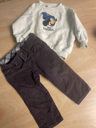 Cooles ZARA mickey Kleiderset Gr. 74/78
