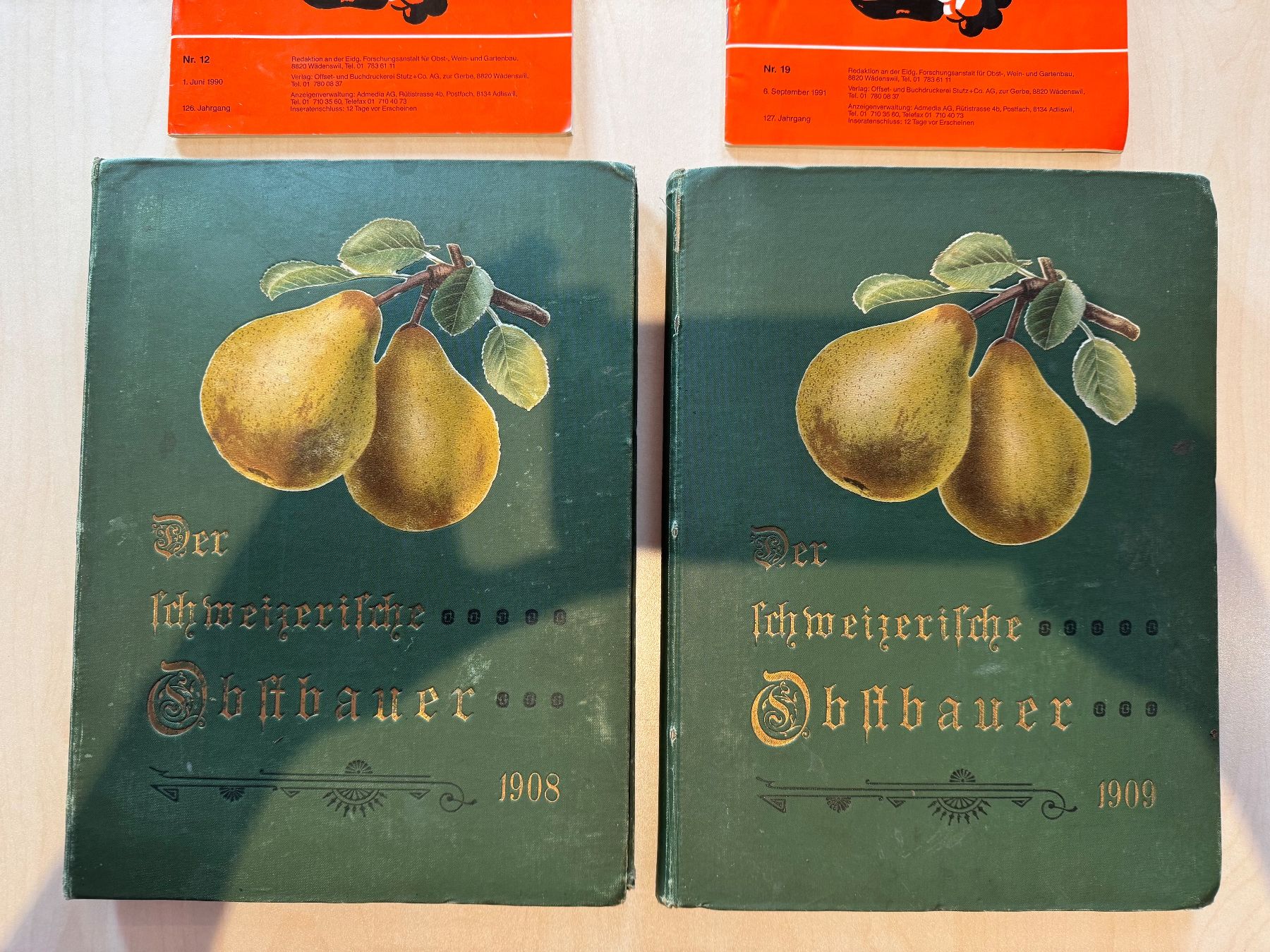 Libri: Der Schweizerische Obstbauer Jahrgänge 1908 und 1909. – Usato da Untervaz venduto da maj_m5xn
