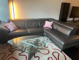 Pfister Echtleder-Sofa