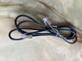 Netzwerkkabel RJ45 Ethernet schwarz 522 726 9 gebraucht