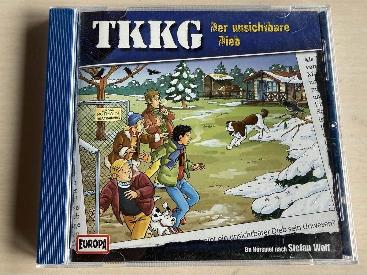 CDs: TKKG - Der unsichtbare Dieb, Folge 185 – Gebraucht aus Oberried Brienz von Chyara