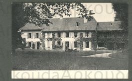 AK sw ev im Kt Neuchâtel NE herrschaftlicher Landsitz ≈1930