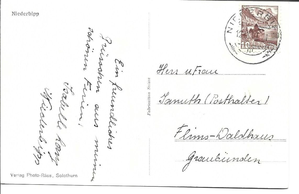 Cartoline postali: AK Niederbipp  BE – Usato da Appenzell venduto da mai25 1