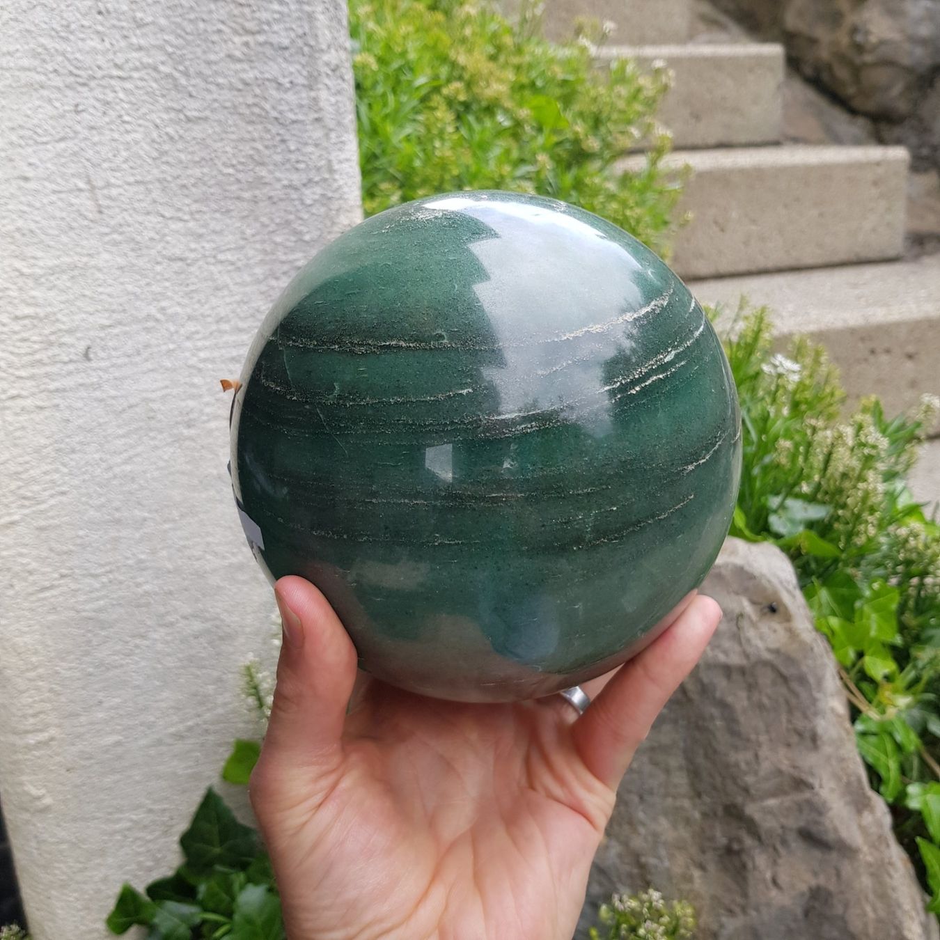 Minerali & Pietre curative: Aventurin Kugen  15cm  4.6Kg – Nuovo (secondo la descrizione) da Schwanden-Brienz venduto da Testudo06