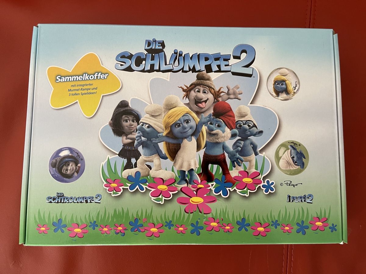 Statuette: Schlumpf Murmeln Sammelkoffer Doppelpack  – Nuovo (secondo la descrizione) da Nunningen venduto da HTH70 1