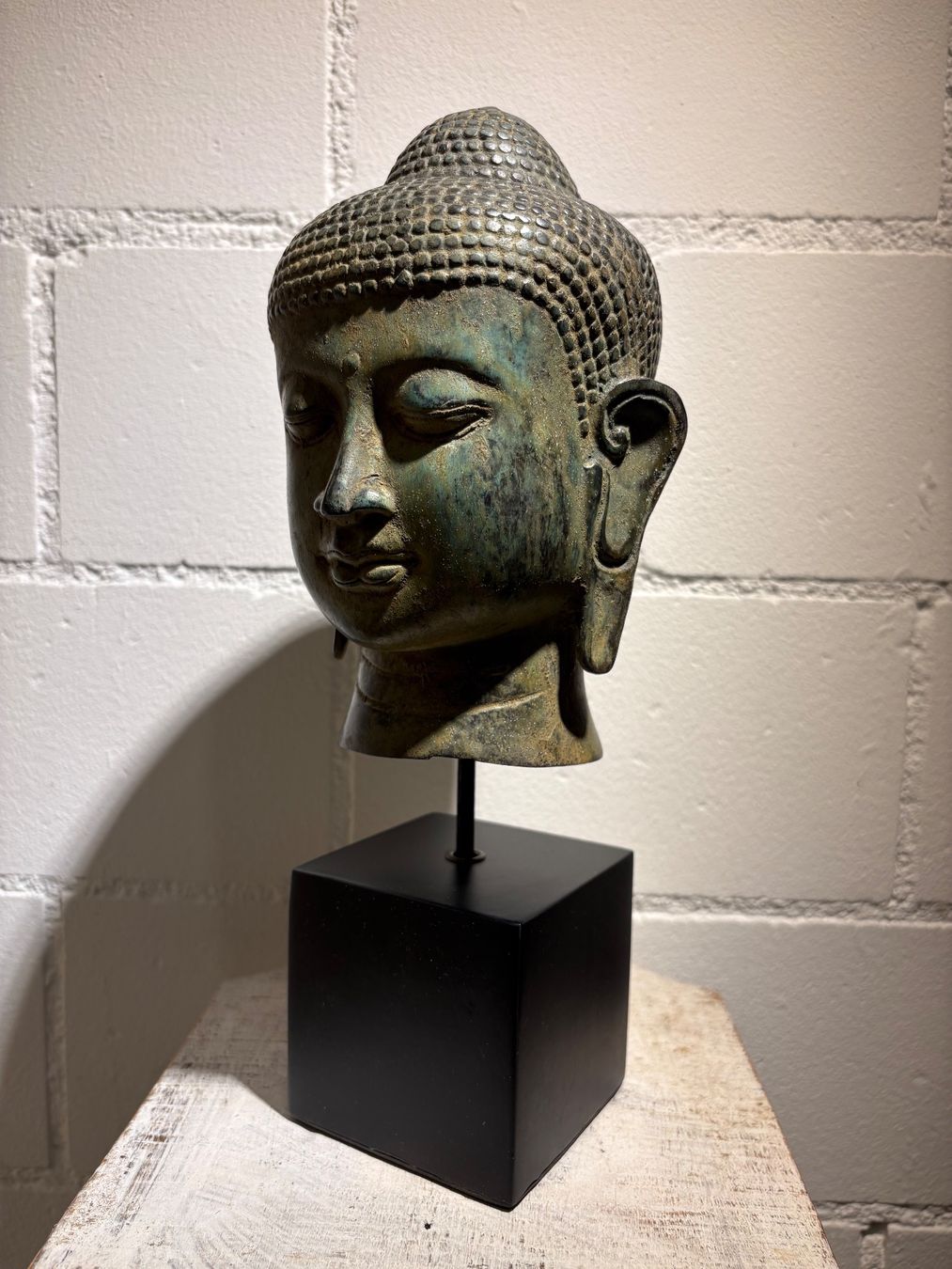 Sculture & Statue: Buddha Kopf 31cm - Messing Skulptur – Usato da Lenggenwil venduto da Unique_ 6