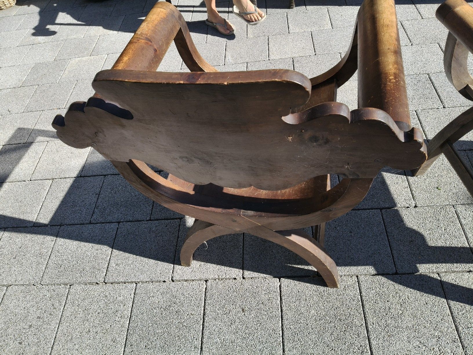 Chaises: 2 antike Scherenstühle – D'occasion à Matzendorf par tho_wq7t 5