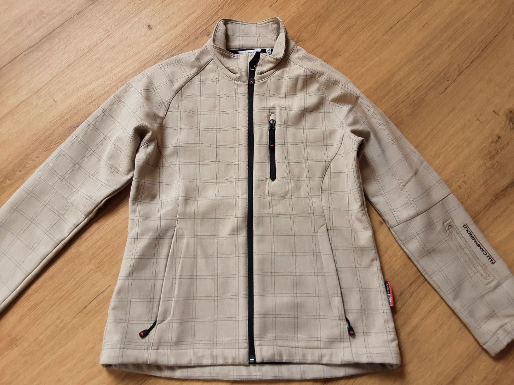 Campagnolo Giacche: F.lli Campagnolo Softshell Jacke Beige Kariert Gr. M – Nuovo (secondo la descrizione) da Altdorf UR venduto da Brandli