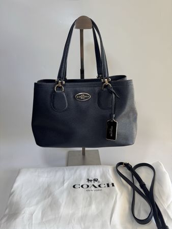Original Coach Handtasche Dunkelblau