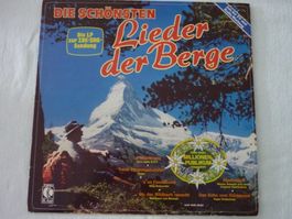 Die schönsten Lieder der Berge Schallplatte