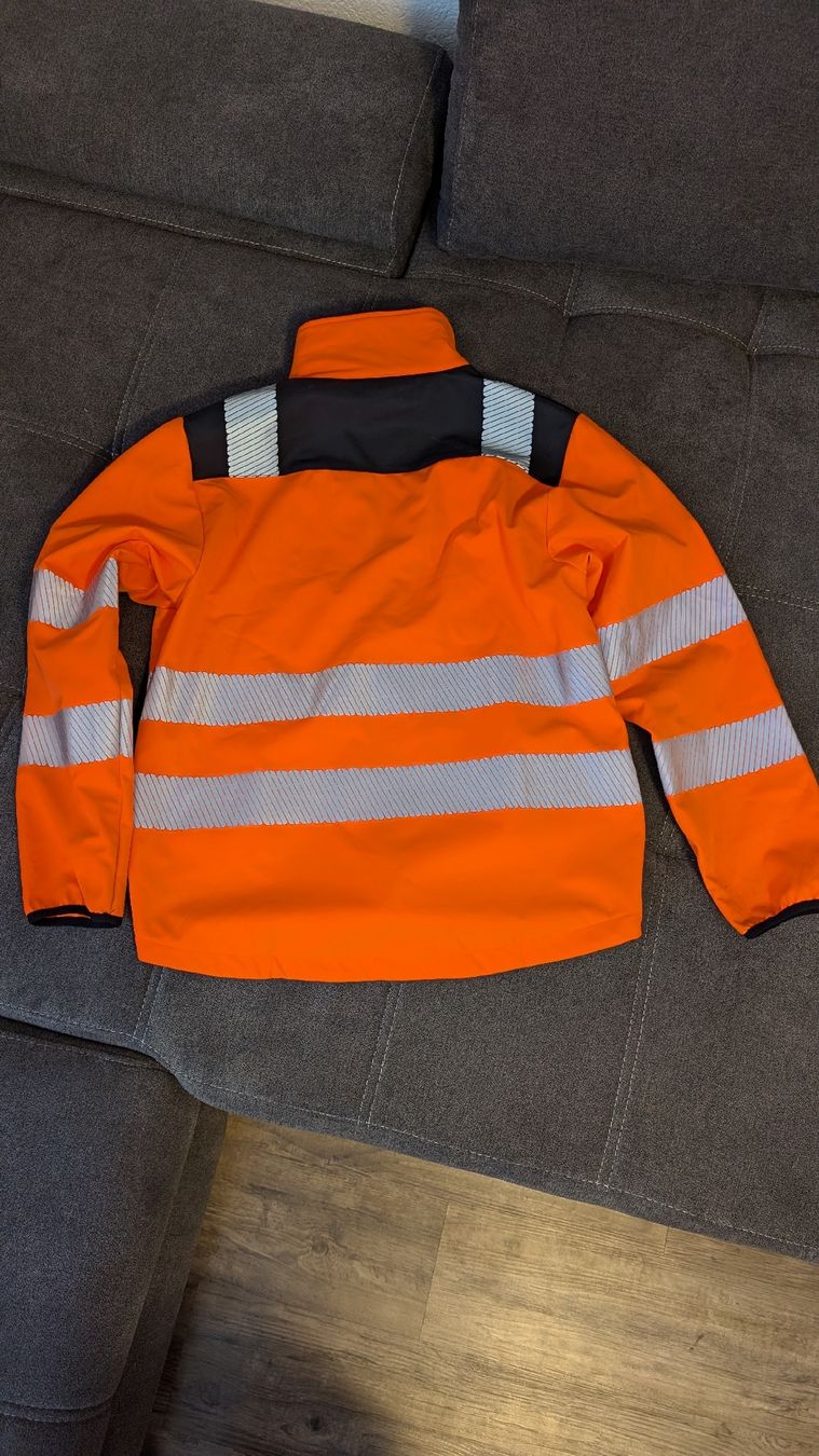 Giacche: Worker Softshell Jacke Orange warnschutz, Gr. M, top Zustand – Usato da Obergösgen venduto da LePa92 1