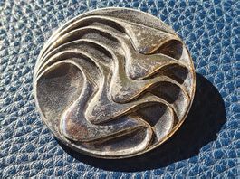 Vintage Schalbrosche, Scarf Clip, Schalklip um 1990.