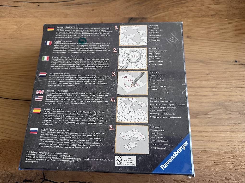 Ravensburger Giochi: Escape Puzzle – Usato da St. Erhard venduto da Dan_Giu 2