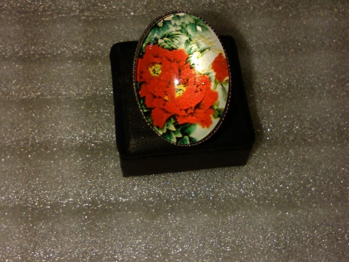 Bagues: RING EDELSTHAL,,,MIT BLUMEN,,GLANZIG – Neuf (Voir description) à Basel par bijoutrie_4 3