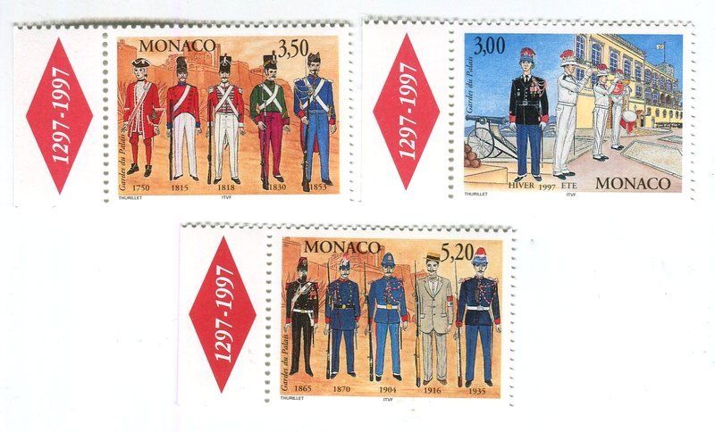 Alle Briefmarken: Briefmarken "Uniform". Monaco – Neu und originalverpackt aus Basel von Butsch5