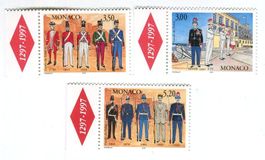 Briefmarken "Uniform". Monaco