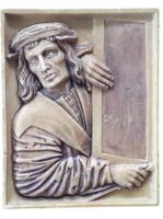 Bild Figur Fenstergucker