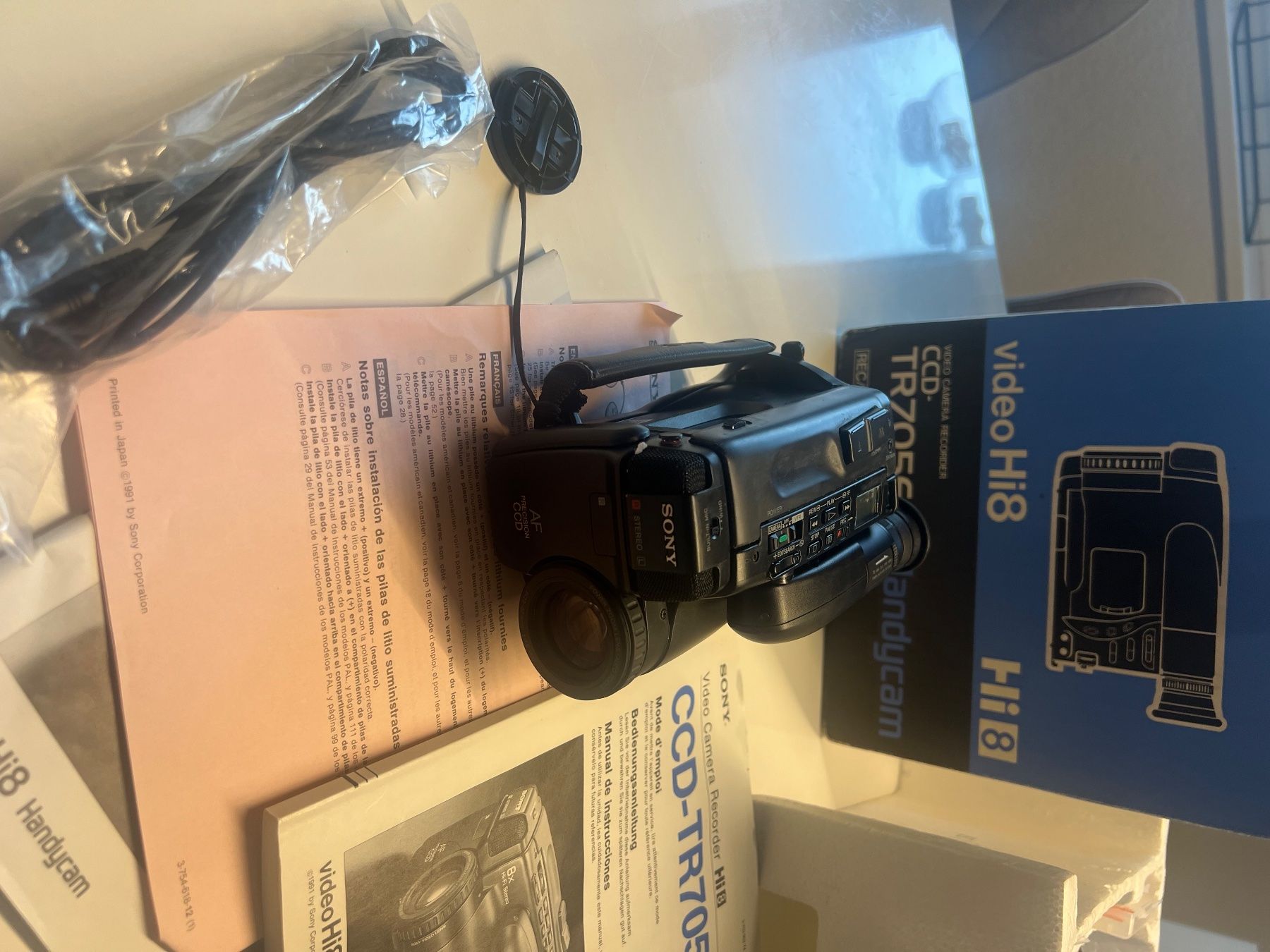Camara De Video Sony Handycam Hi8 Hi-fi Ccd-trv75