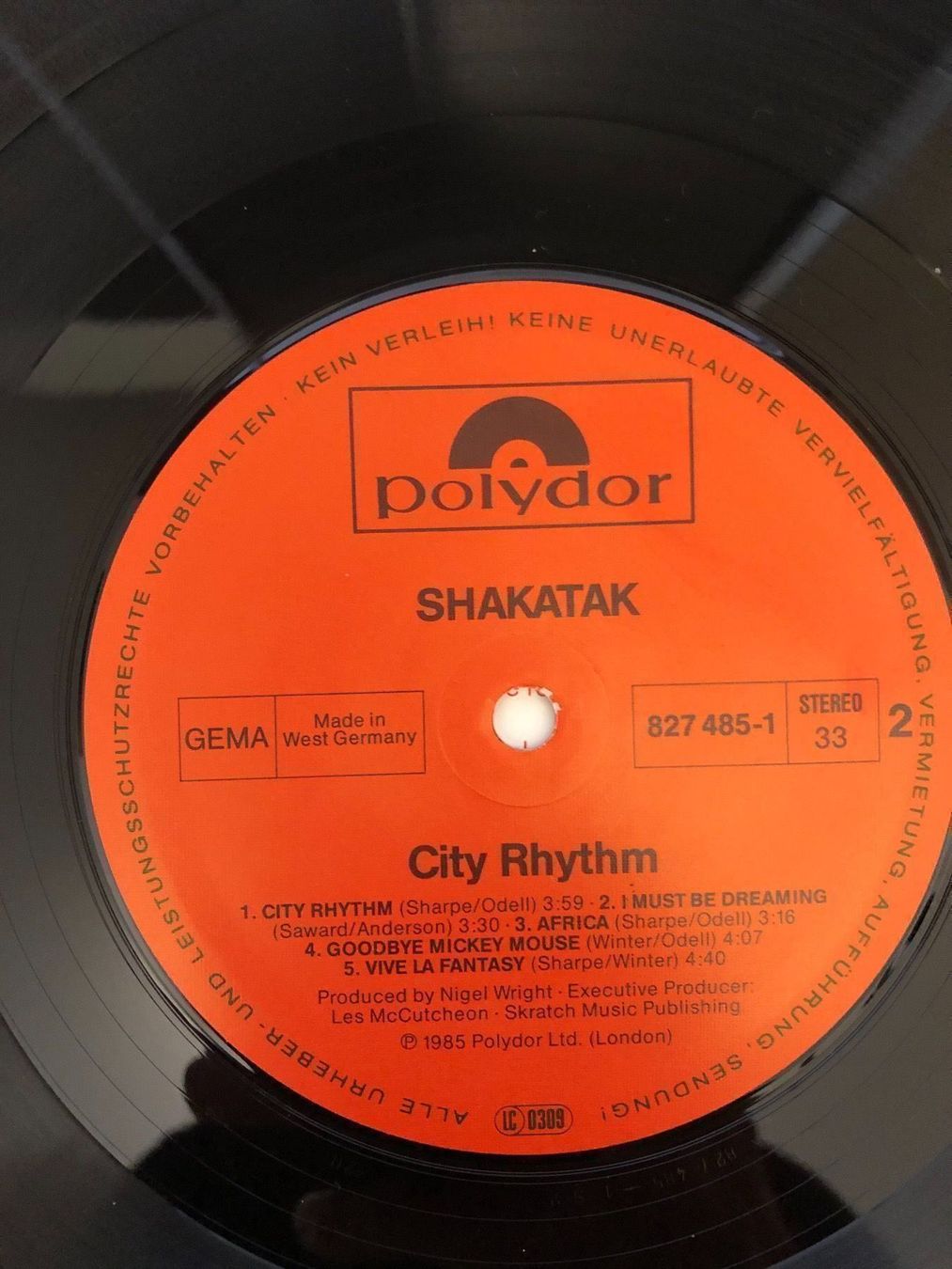 Dischi in vinile: Shakatak - City Rhythm LP – Usato da Schübelbach venduto da Klabauterli 3