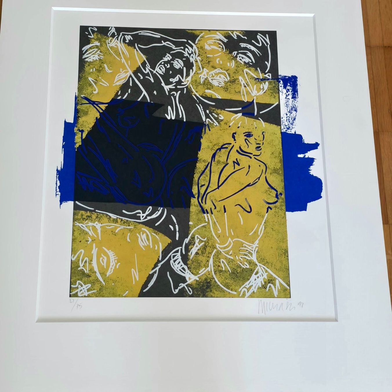 Grafica & Litografie: Michael Lucerne - Original-Serigrafie 37/75 -  handsigniert – Usato da Reinach BL venduto da Pendling 6