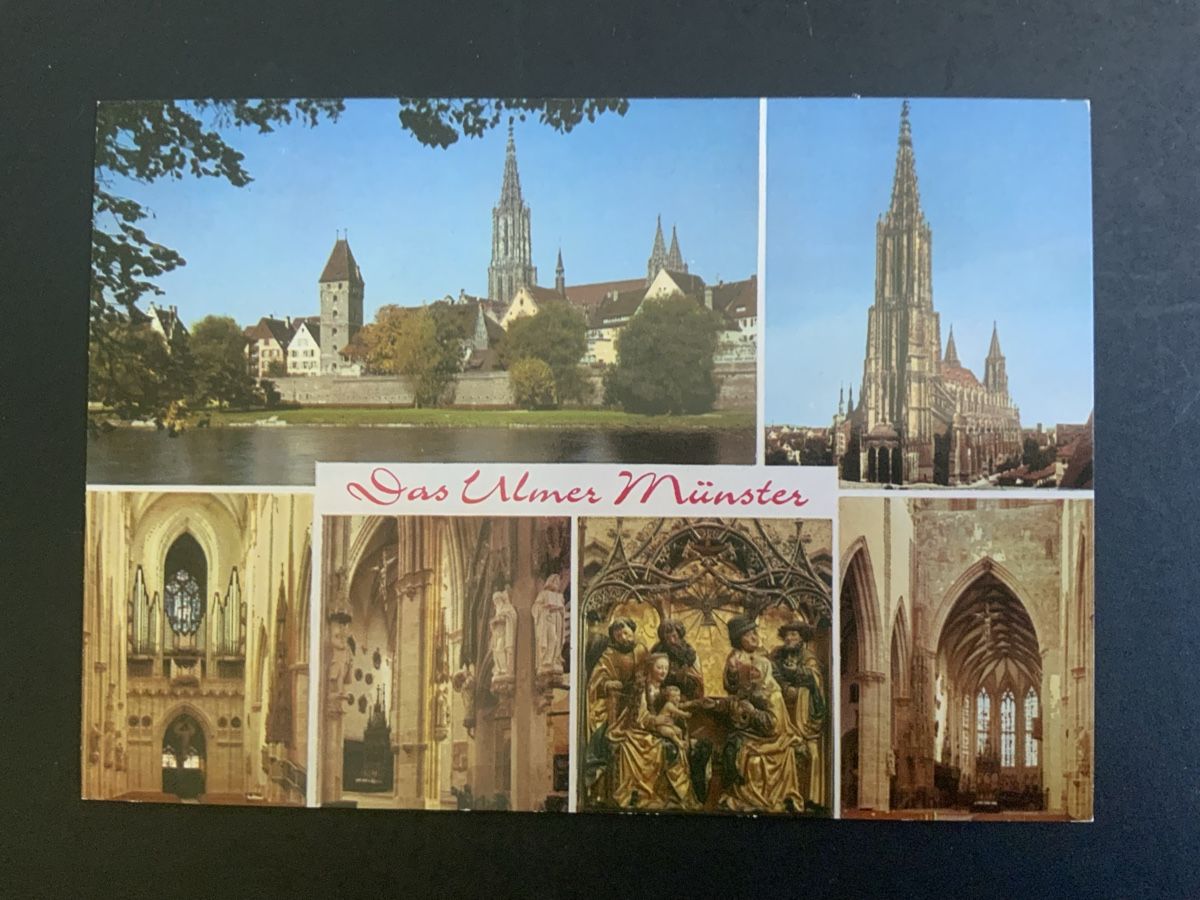 Cartoline postali: Altes Ansichtskarte "Das Ulmer Münster" mit höchstem Kirchtu – Nuovo (secondo la descrizione) da Binningen venduto da chr_cr5n