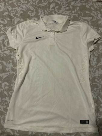 Polo Nike Dri-FIT blanc, taille M 