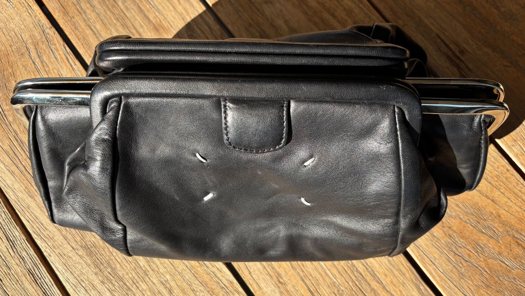 Maison Margiela Borse da donna: Maison Margiela Clutch, schwarz, Leder – Usato da Küsnacht ZH venduto da MaBaCa 2