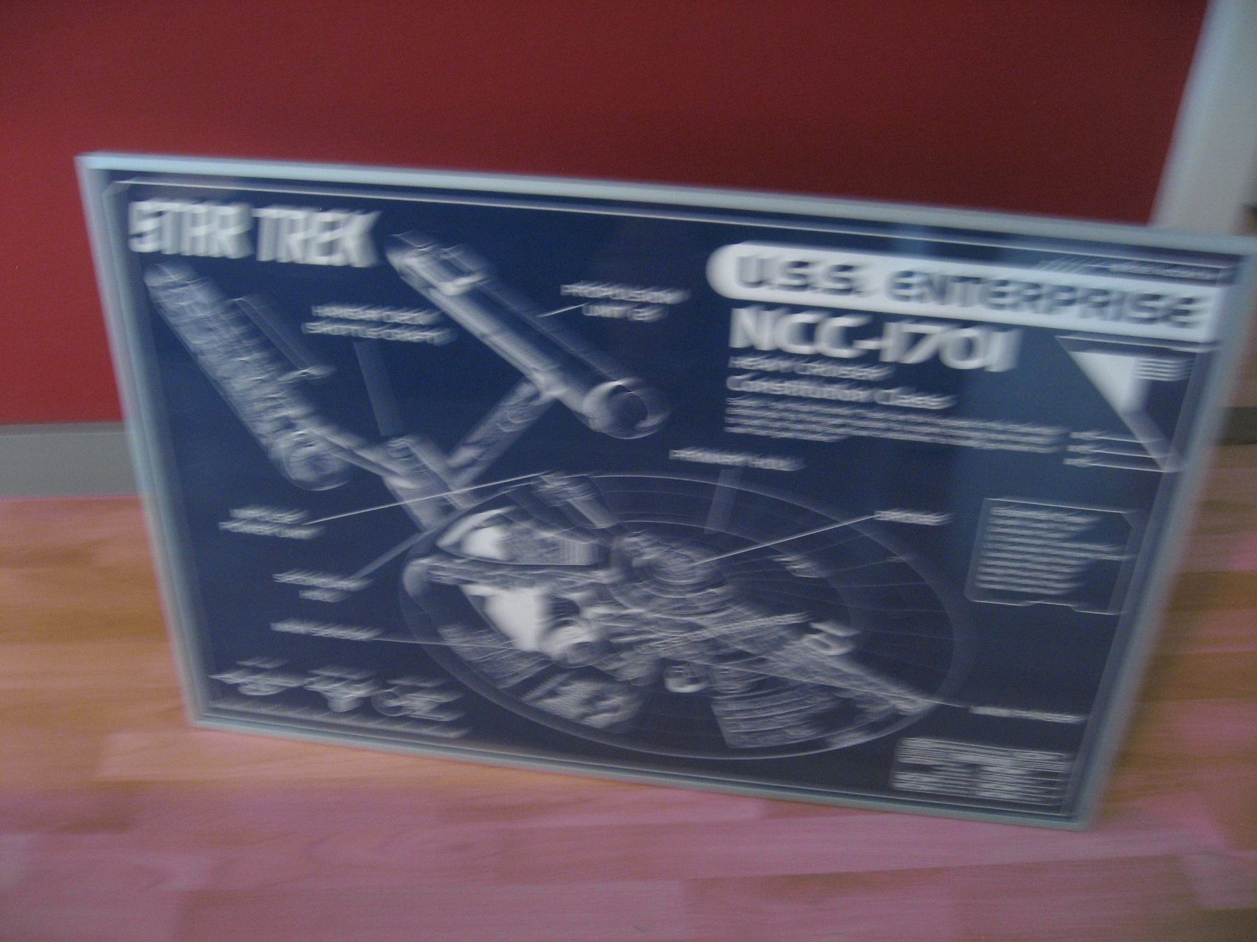 Foto & Immagini: Druck, STAR TREK U.S.S. ENTERPRISE – Usato da Münchenstein venduto da kakako3