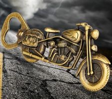 🏍️Motorrad-Flaschenöffner aus Edelstahl – Der stylische🍻💫