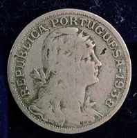 PORTUGAL 50 CENTAVOS 1938 *RAR*