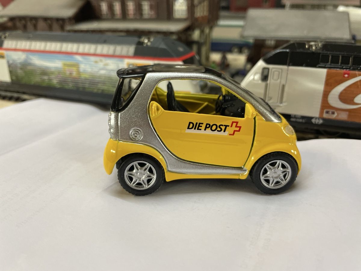 Smart Modellini d'auto: Modellauto Smart City-Coupe Die Post 1:33 – Nuovo (secondo la descrizione) da Gossau SG venduto da Krokodil344 3
