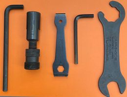 Shimano Kurbelabzieher-Set mit Kettenradschlüssel, 5teilig