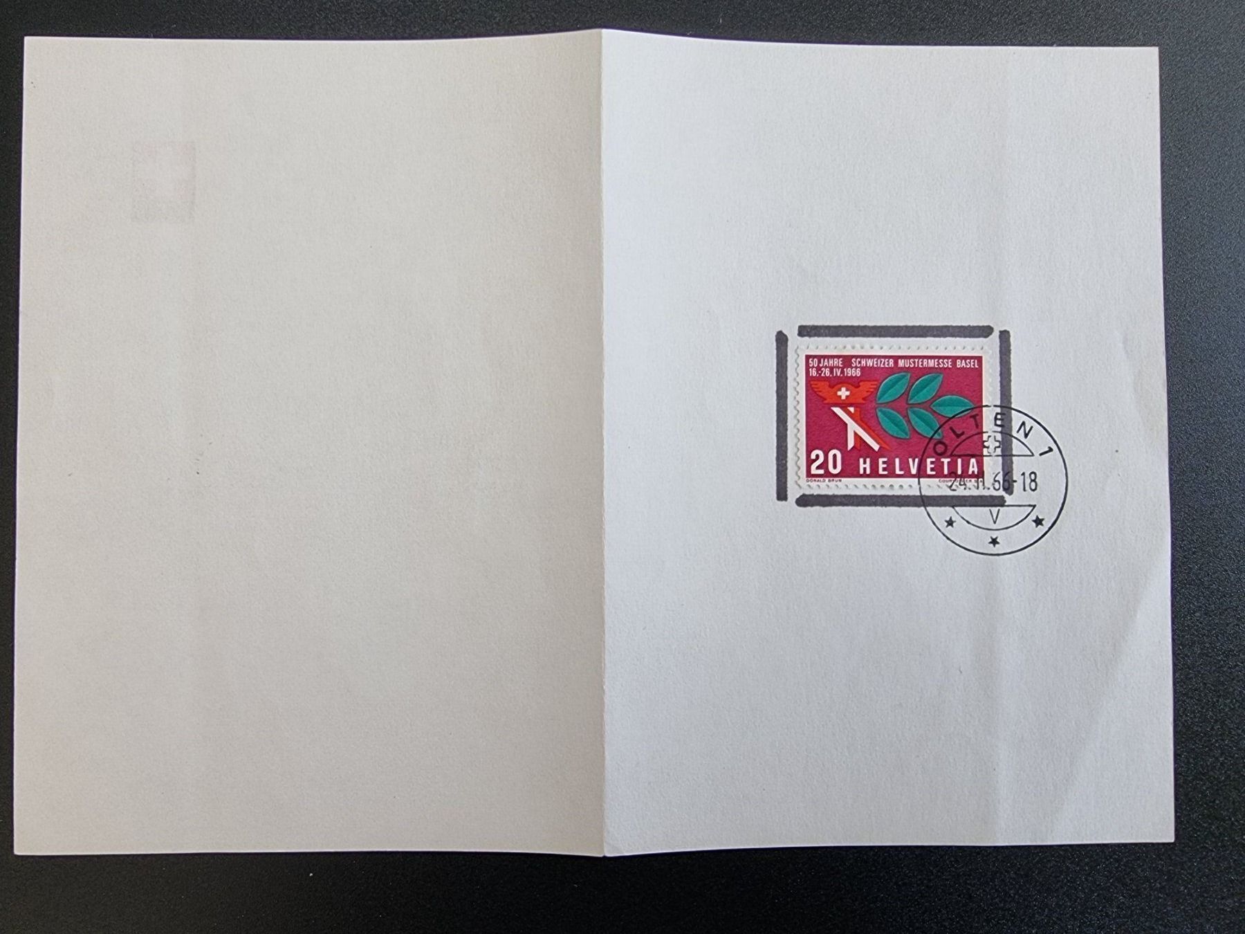 Tutti i francobolli: Briefmarke 1966 Schweiz – Nuovo (secondo la descrizione) da Zumikon venduto da chv_w96q 1