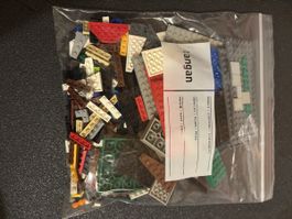 Briques Lego assorties, diverses couleurs et tailles, en sac