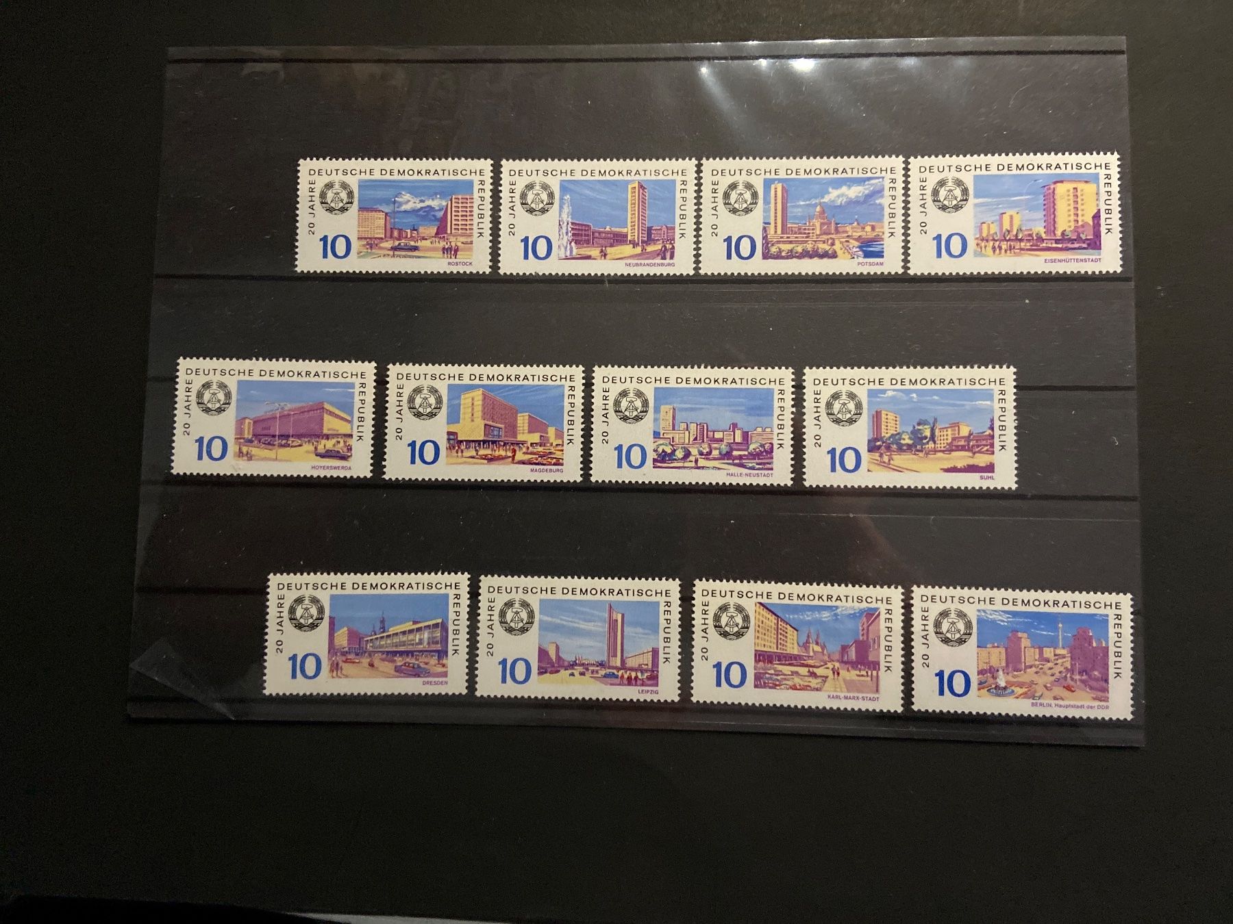 DDR 1969 20 Jahre DDR (I) ** (Gebraucht) in Wil SG für CHF 2 – mit ...