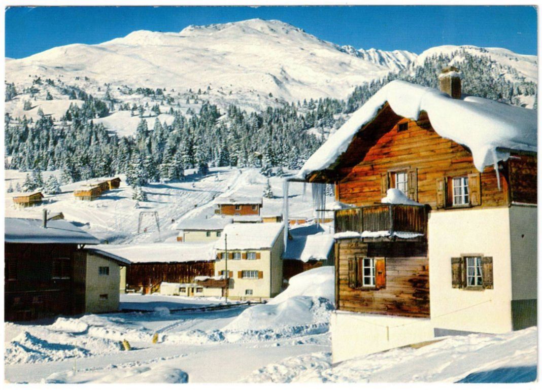Cartoline postali: Lenzerheide - Skilift – Usato da Binningen venduto da Mountainrider
