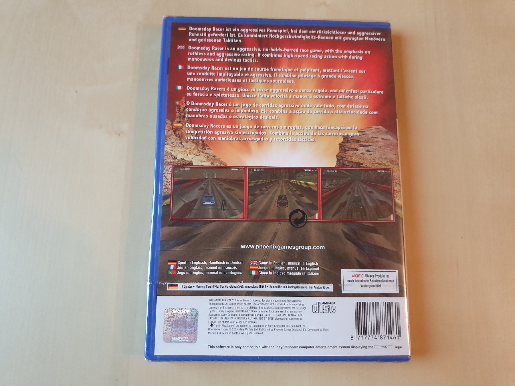Sony Spiele: Doomsday Racers neu und ovp – Neu und originalverpackt aus Stansstad von collectorsshop 1