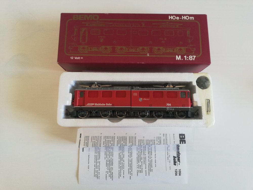 Bemo 1256132 voie H0m Locomotives électriques Ge 2/4 222, Epoce II-V