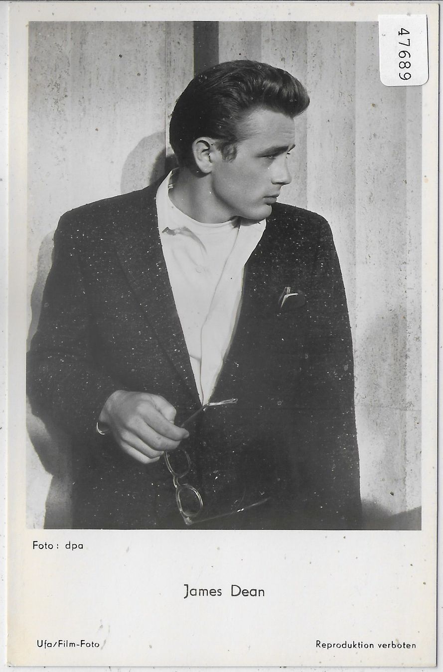 Ansichtskarten: James Dean - Schauspieler - UFA – Gebraucht aus Ettingen von Kartenplanet