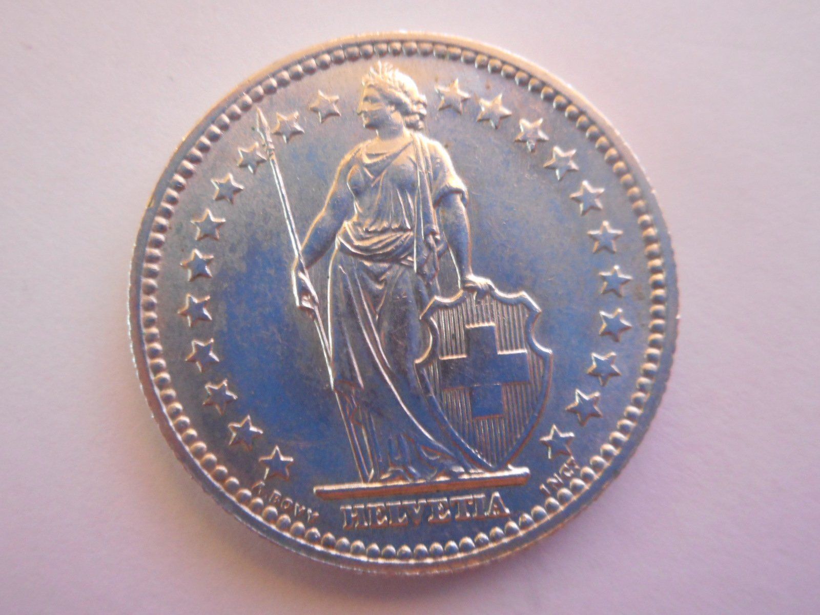 Alle Münzen: 2 Fr. 1957 silber  unz/ stgl – Neu (gemäss Beschreibung) aus Kriegstetten von pizlad2010 2