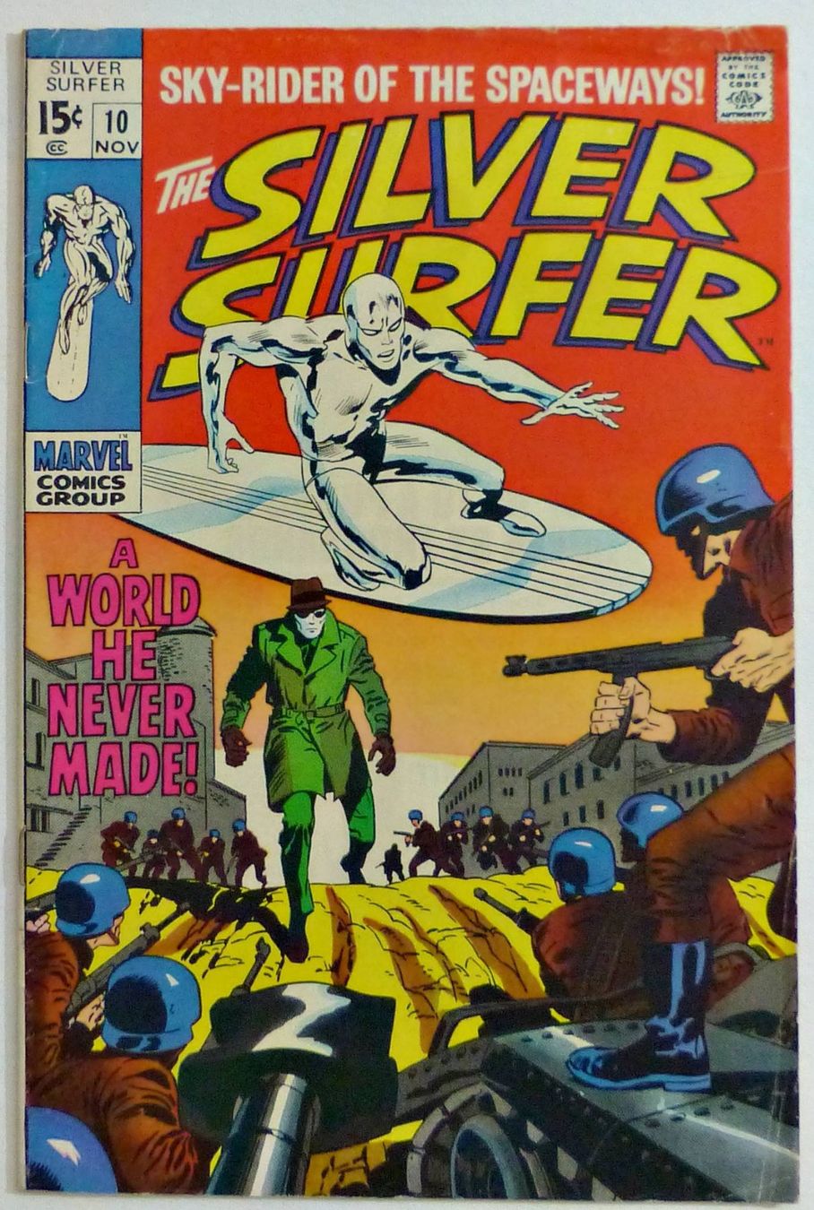 Comics: SILVER SURFER 10 JOHN BUSHEMA CLASSIC SILVER AGE MARVEL 1969 – Gebraucht aus Lugano von YouWantUS