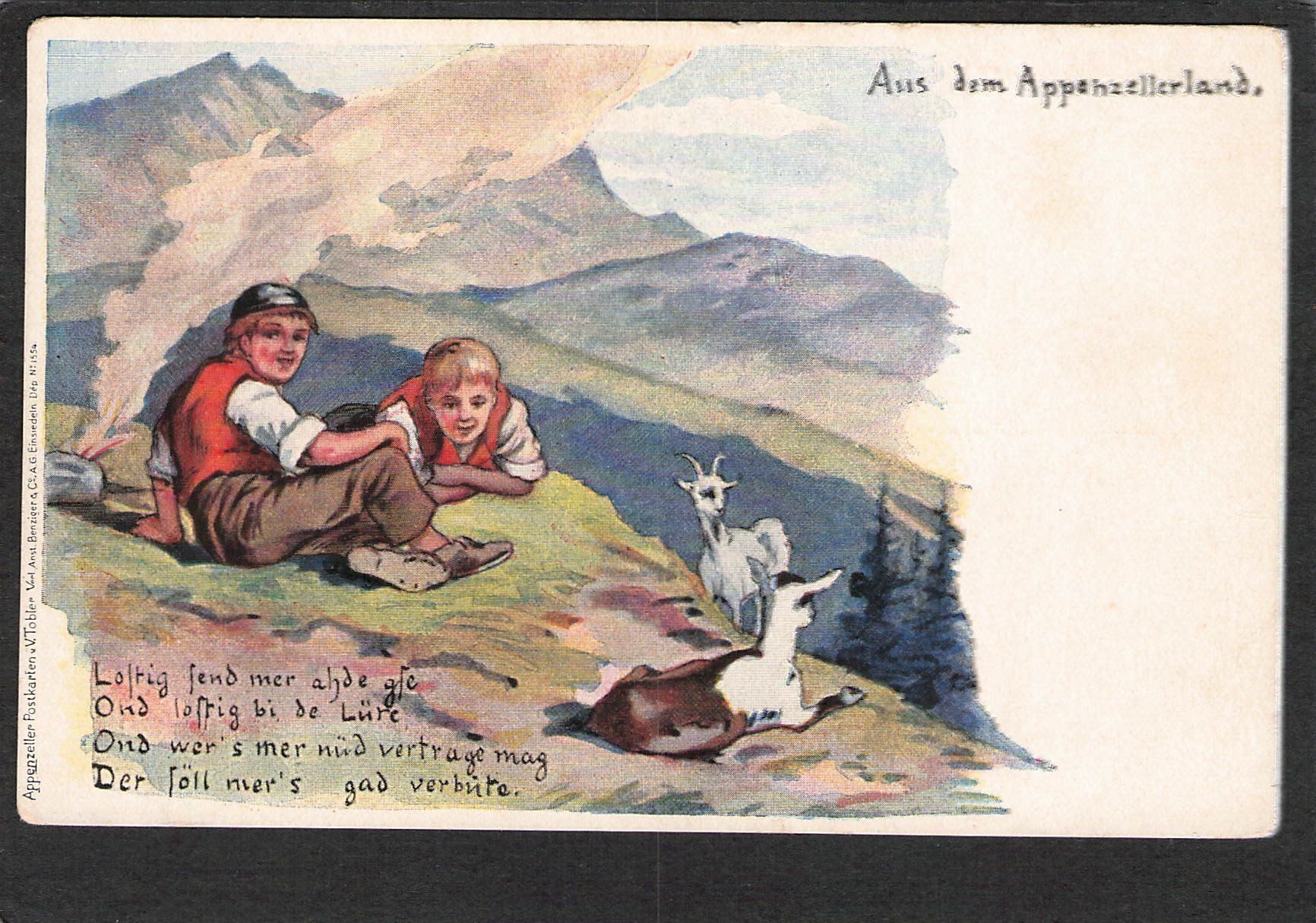 Ansichtskarten: AK, Aus dem Appenzellerland – Gebraucht aus Reichenburg von Pipo-67