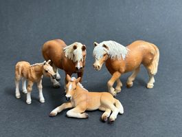 Schleich Haflinger Stute Hengst Fohlen