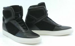 Leder Sneaker Cipher Sentient Schwarz