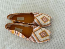 Valentino Espardillrs Gr. 39 Segeltuch