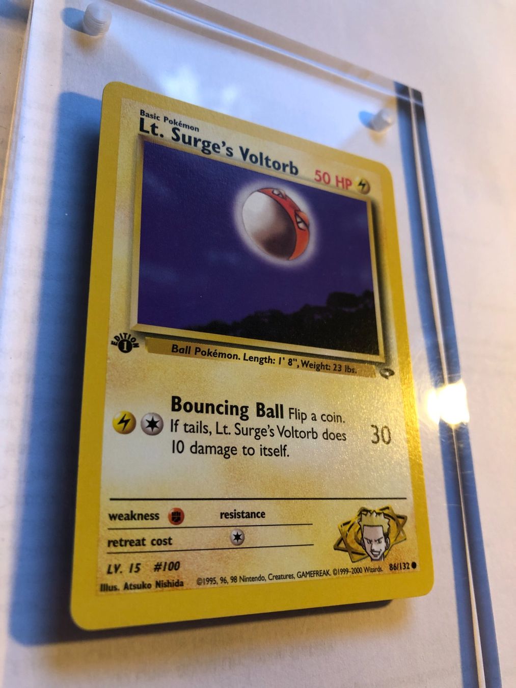 Carte collezionabili: Lt. Surge's Voltorb 1st Gym Challenge - MINT - ab 1.- – Usato da Giubiasco venduto da dan_pr8b 1