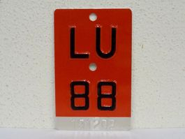 LU 88 VELONUMMER - FAHRRADSCHILD