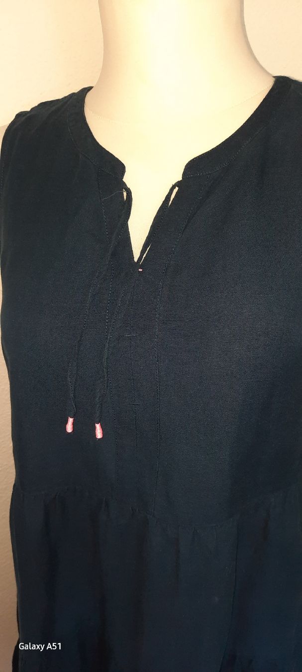 Cecil Kleider: ***CECIL*** Leinenkleid dunkelblau Gr M – Gebraucht aus Wädenswil von H2H_Secondhandshop 3